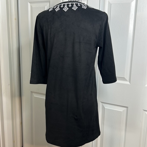 Forever 21 Black White Embroidered Top Dress S - Picture 4 of 6